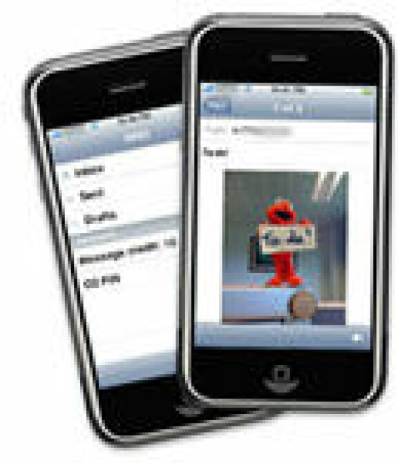 Så skickar britterna mms med Iphone