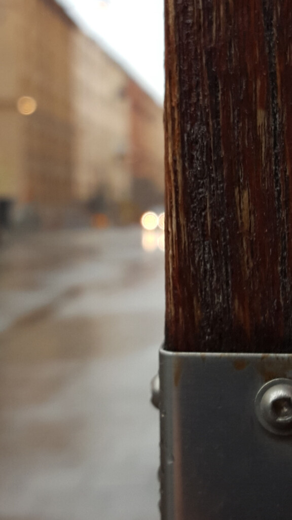 Denna bilden är tagen i kamerans Pro läge med låg depth-of-field.