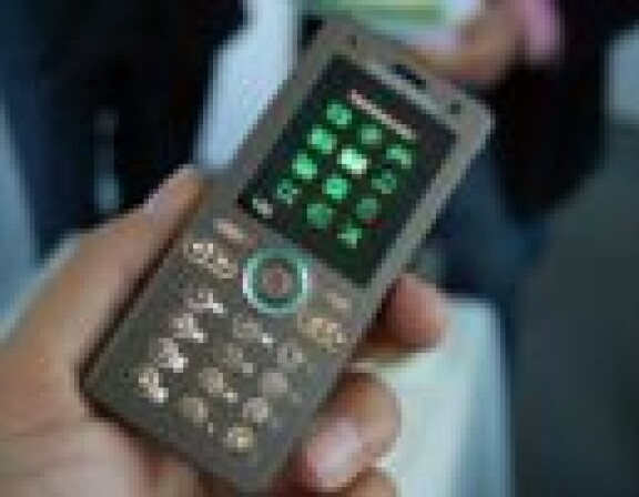 Grön konceptmobil från Sony Ericsson