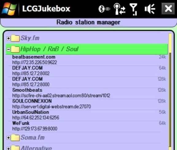 Webbradio i mobilen