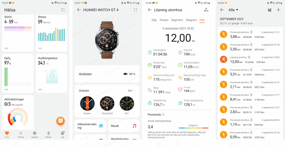 L'app Huawei Health viene utilizzata per ottenere tutte le informazioni relative all'orologio e all'allenamento ed è disponibile per Android e iOS