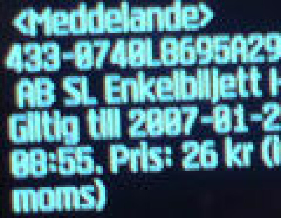 SMS-premiär med bara två operatörer