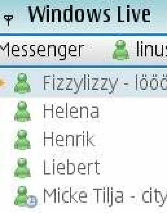 MSN Messenger i Nokias mobiler