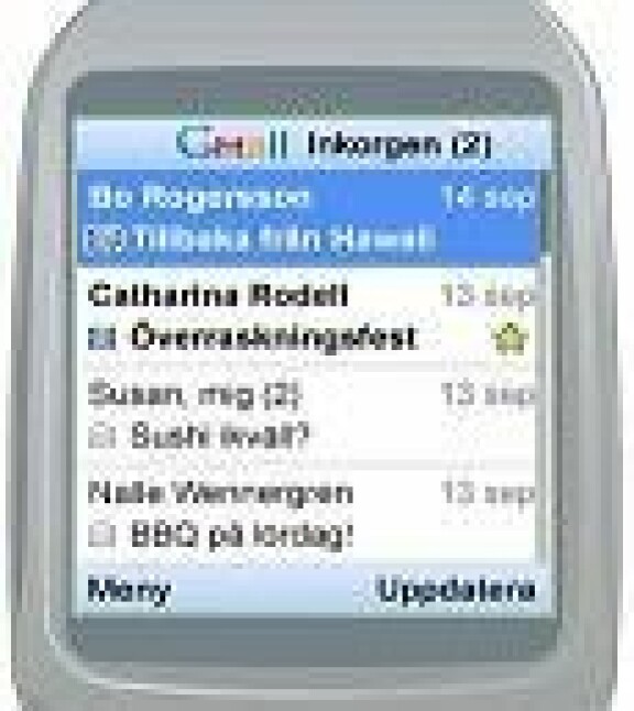 Enklare kolla Gmail från mobilen