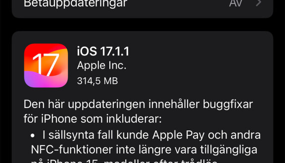 Apple har släppt uppdateringar för Ios och Watch OS – ska ge bättre batteritid