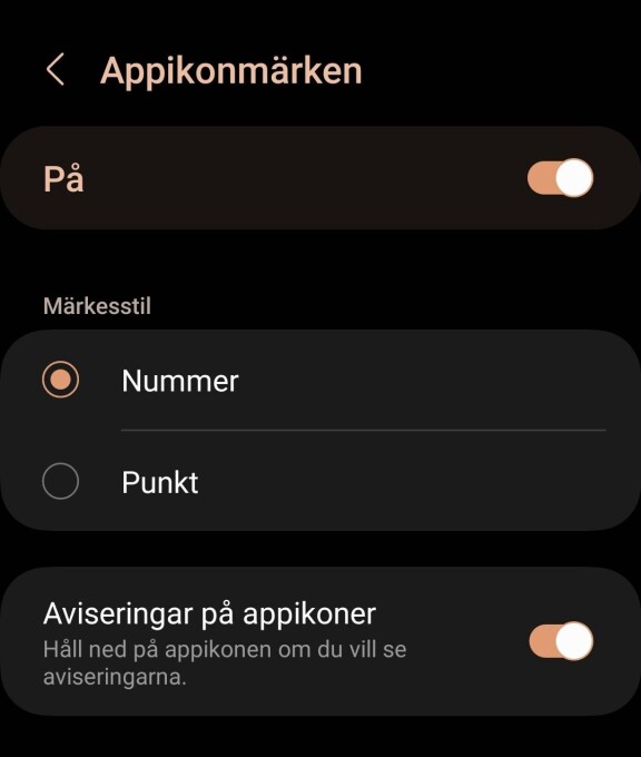 Ta kontroll över mobilens aviseringar