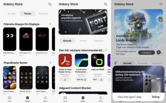 Vad gör appen Samsung Galaxy Store? Vi förklarar