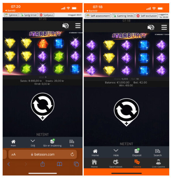 Mobilcasino - app vs mobil webbläsare