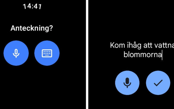 Tips till Galaxy Watch och andra klockor med Wear OS: Anteckningar och checklistor på armen