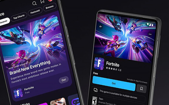 Spelbutiken Epic Store blir förinstallerad app