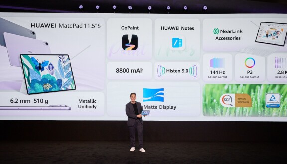 Mobil är på plats på lanseringen i Dubai ikväll