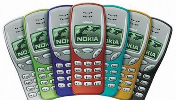 Nokia 3210 på den tiden det begav sig.