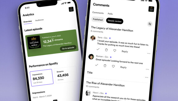 Spotify lanserar kommentarer för podcasts