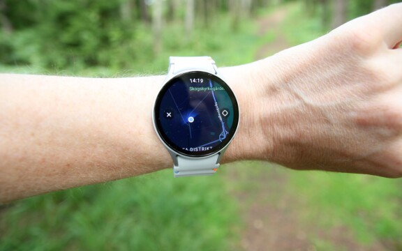 Använd din klocka för att navigera med GPS