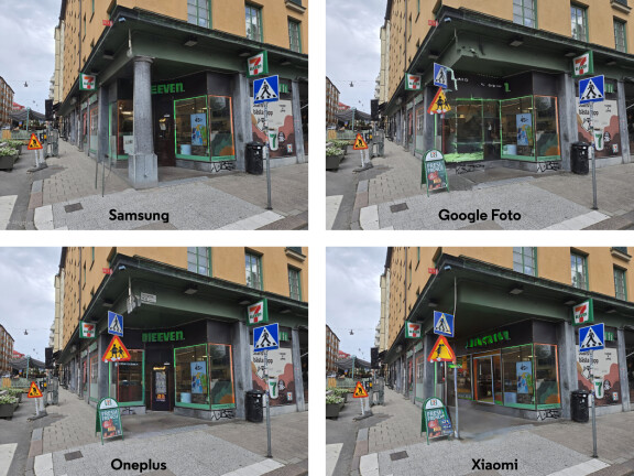 Samsung Galaxy AI i jämförande test mot Xiaomi, Oneplus och Google Foto