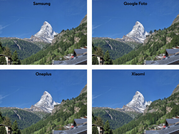 Samsung Galaxy AI i jämförande test mot Xiaomi, Oneplus och Google Foto