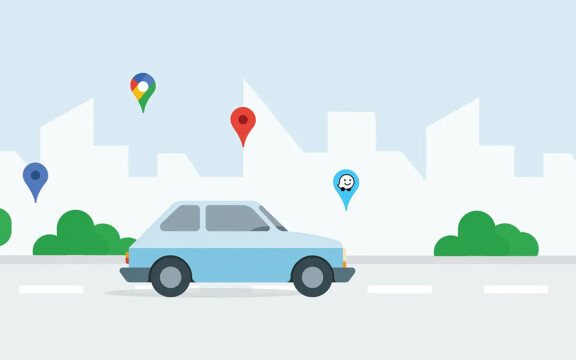 Google lånar kartfunktion av sig själv