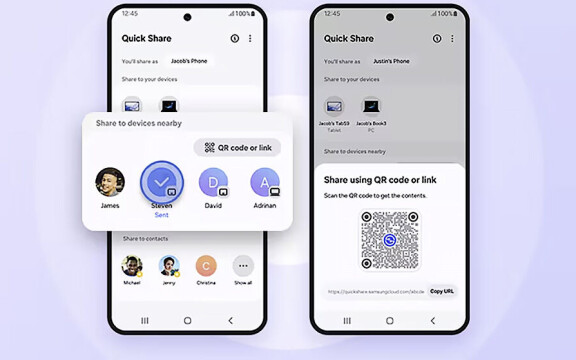 Samsung fördubblar gränser för filöverföringar