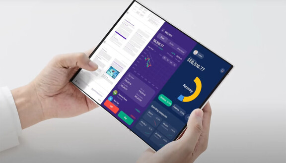 Tecno visar upp tredelad mobil