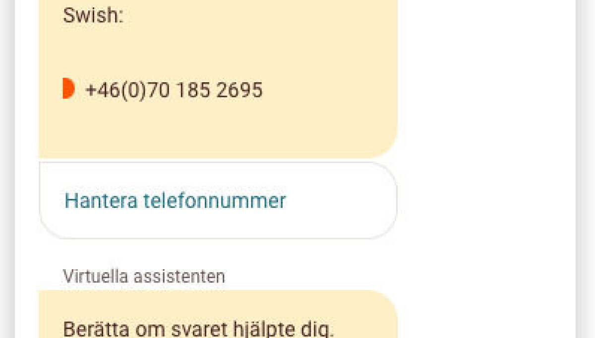 Fler än ett mobilnummer anslutet till Swish – så gör du