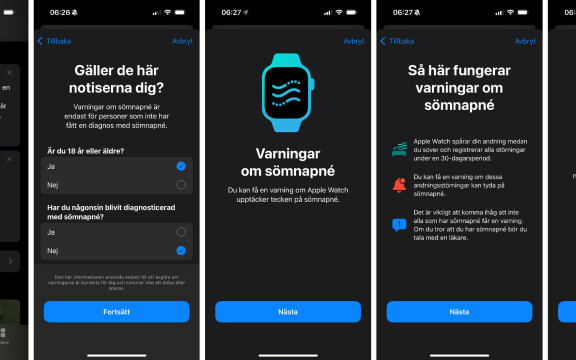 Så upptäcker du sömnapné med Apple Watch