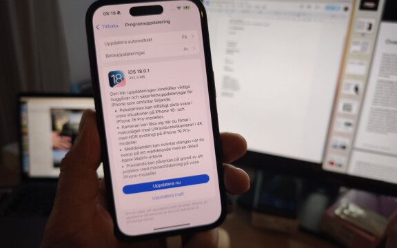 IOS 18.0.1 ute nu – åtgärdar buggarna i IOS 18