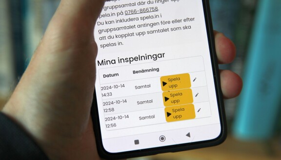Så spelar du in samtal med mobilen: Sätten som fungerar