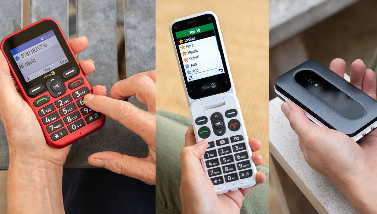 Tre knapptelefoner lanserade – alla under 2000 kronor