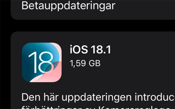 Apple har släppt Ios 18.1 och antyder tid för Ios 18.2-lansering