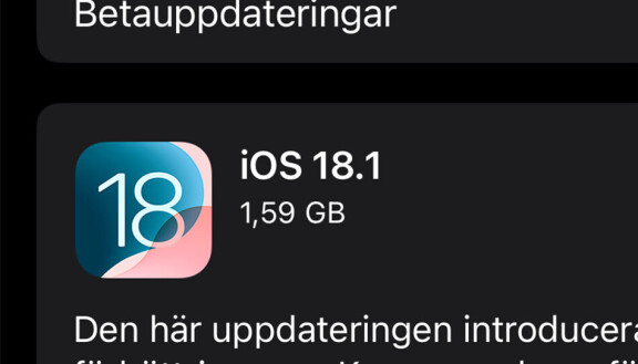 Apple har släppt Ios 18.1 och antyder tid för Ios 18.2-lansering