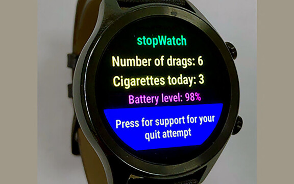 Sluta röka med hjälp av smartklockan