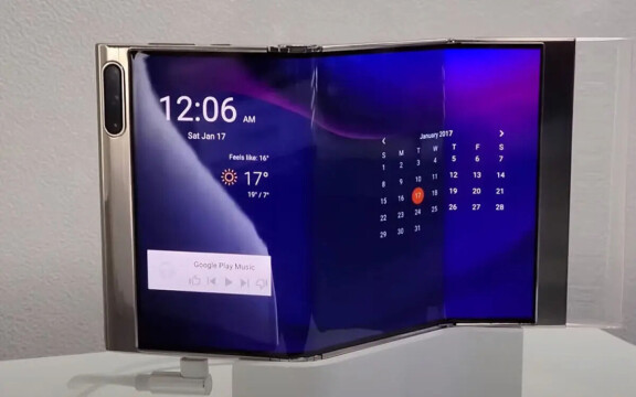 Samsung ryktas lansera dubbelvikt mobil