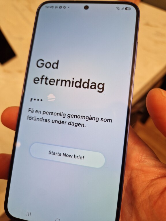 Samsungchefen Anders Elmby: Ett stort arbete bakom Galaxy AI på svenska