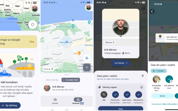 Nytt i Android: Dela position med familj och vänner gratis – även Iphone