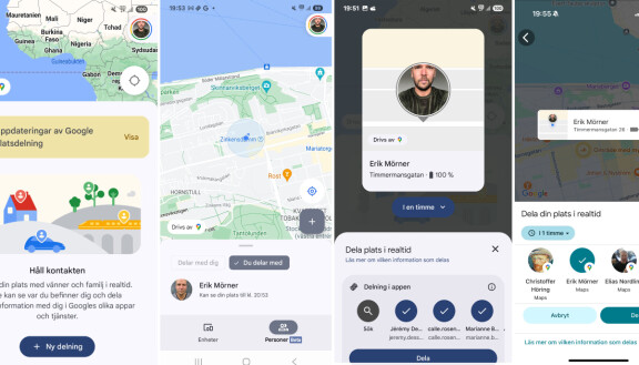 Nytt i Android: Dela position med familj och vänner gratis – även Iphone