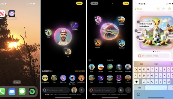 Det kan du göra med bildskaparen i Apple Intelligence