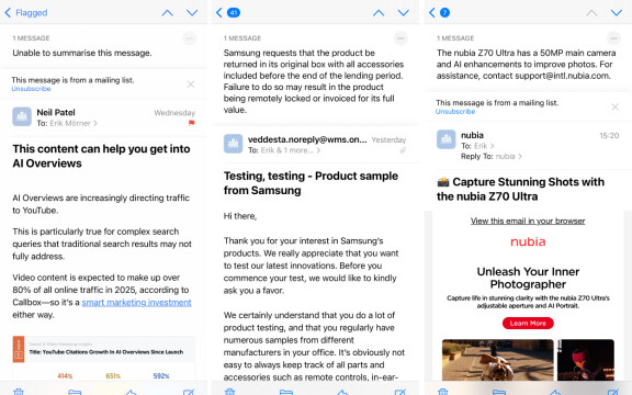 Så kan Apples AI sammanfatta långa sms- och mejl-trådar