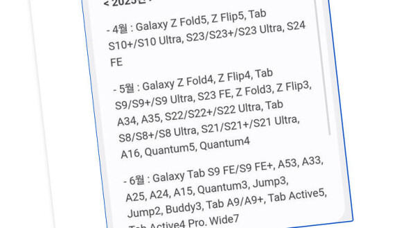 Samsung har släppt tidplan för utrullningen av One UI 7 till fler telefoner