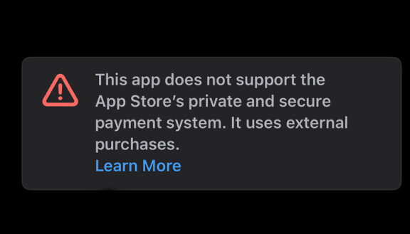 Apple varnar för godkända betallösningar