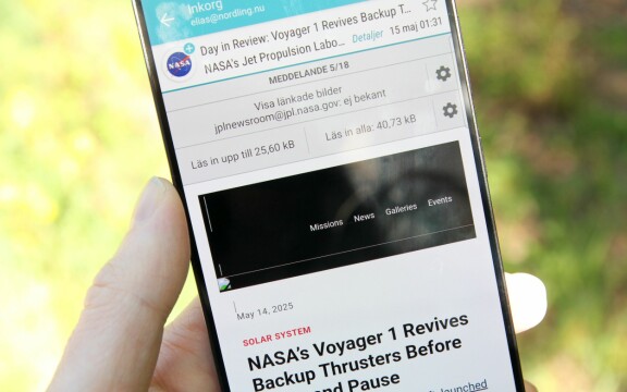 Istället för Gmail: Aquamail