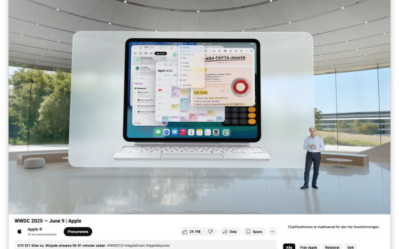 Ipad får riktig multitasking – Ipad OS 26 lanserat, kommer till alla Ipads