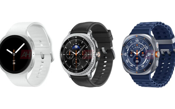 Samsungs nya Galaxy-klockor på bild