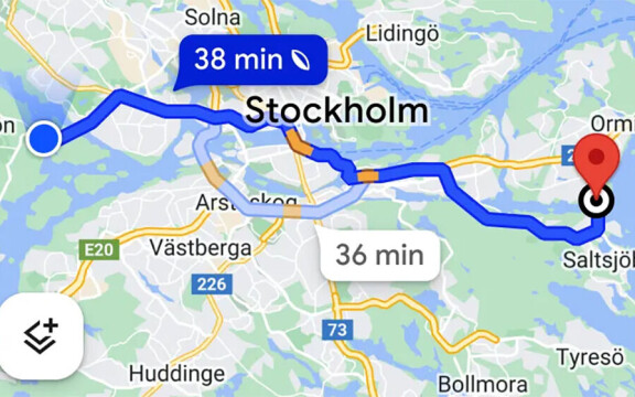 Google Maps vänder blicken mot Stockholm