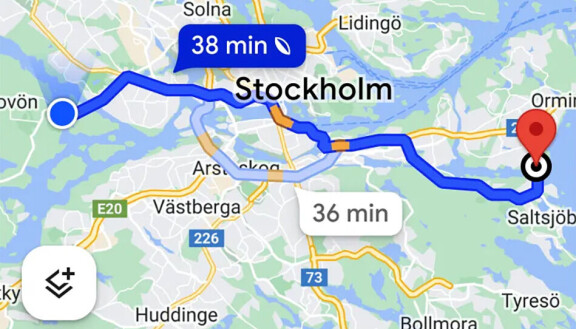 Google Maps vänder blicken mot Stockholm