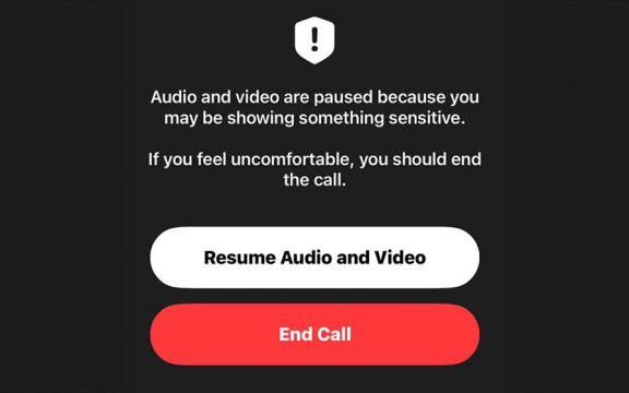 Facetime får automatiskt skydd mot naket