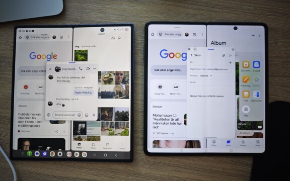 Samsung Galaxy Z Fold 7 mot Honor Magic V3: Vilken utnyttjar den stora skärmen bäst?