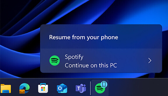 Växla appar mellan Windows och Android med Telefonlänk
