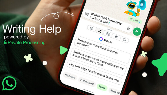 Whatsapp får skrivhjälp med AI