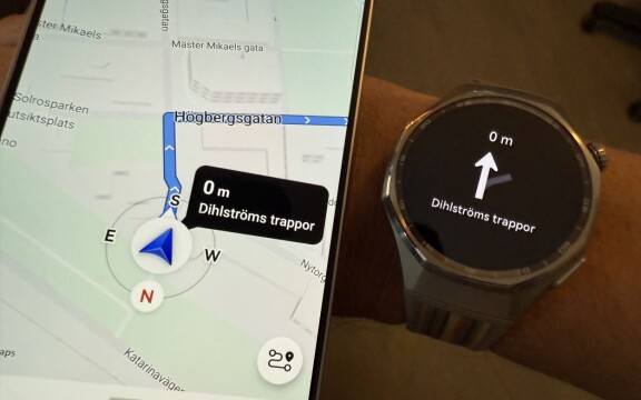 Navigering i klockan med Huawei Watch