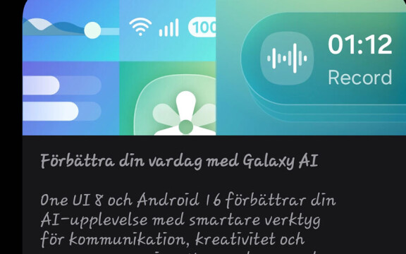 Samsungs One UI 8 har nått Sverige
